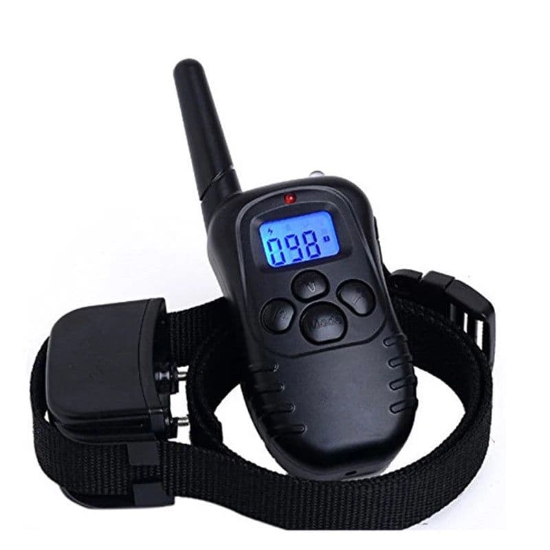 image-300m Remote Rechargeable And Waterproof Electronic Dog Training Collar With LCD Display for Pet Dog Stop Barking Collars 998DR