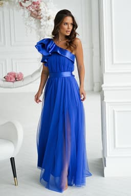 image-Evening dress Bicotone