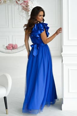 image-Evening dress Bicotone