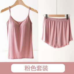 image-Sepsweet Modal Camisole Set Khaki XL