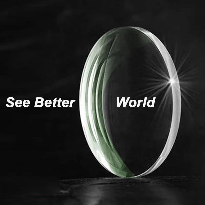 image-1.74 Single Vision Optical Glasses Prescription Lenses for Myopia/Hyperopia/Presbyopia Eyeglasses CR-39 Resin Lens With Coating
