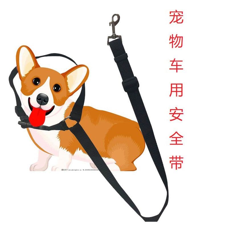 image-Pet Car Seat Belt 2 In 1 Rear Seat Dog Safety Rope