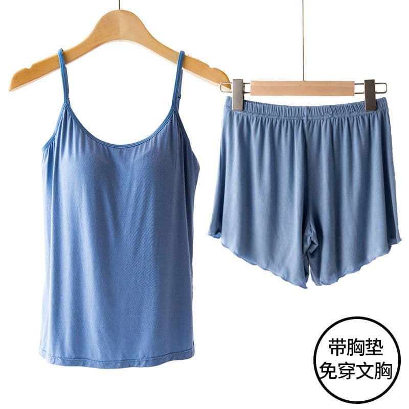 image-Sepsweet Modal Camisole Set Khaki XL