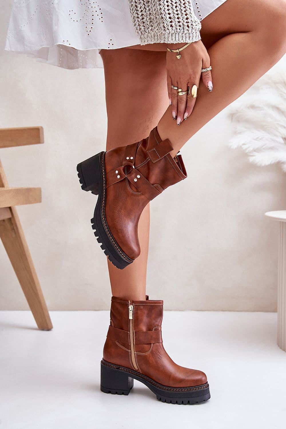 image-Heel boots Step in style