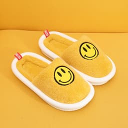 image-Smiley South Korea Amazon wish Dunhuang cotton slippers female winter EBAY European foreign trade EVA couple cotton slippers