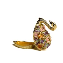 image-Golden Swan Decorated with Butterflies