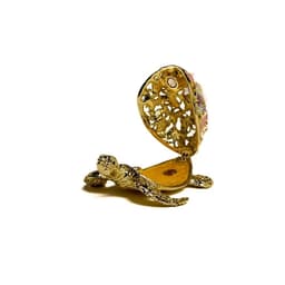 image-Golden Turtle Decorated with butterflies