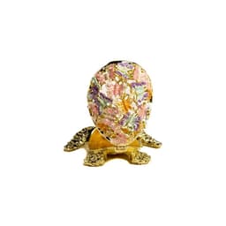 image-Golden Turtle Decorated with butterflies