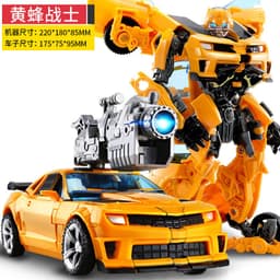 image-King Kong Robot Toy Car - Genuine Alloy Figure - Dinosaur, Wasp, Steel Cable - 25cm