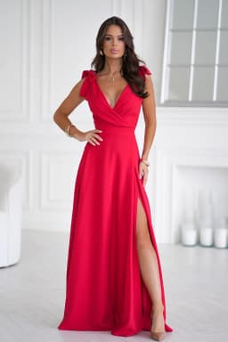 image-Long dress Bicotone