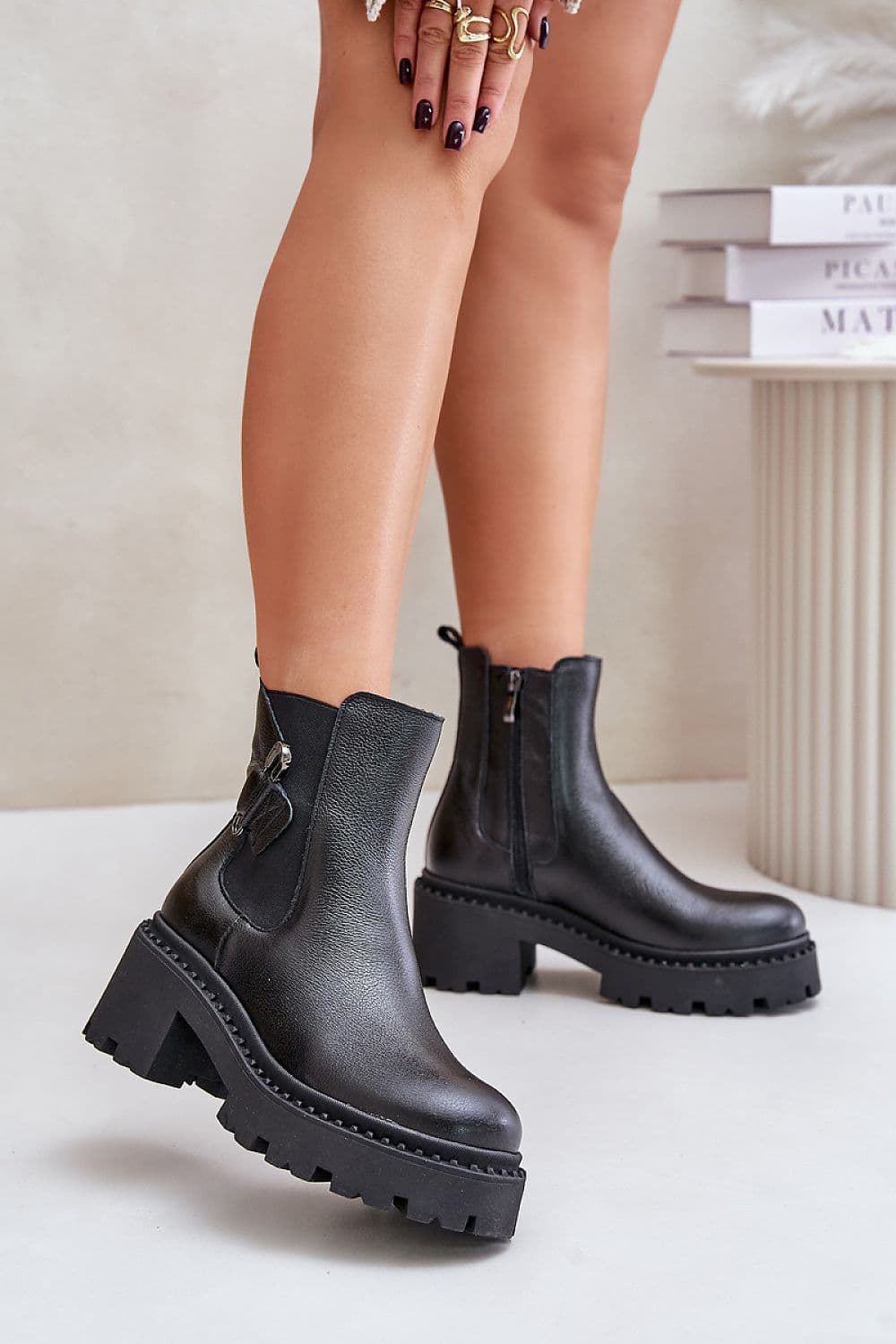 image-Heel boots Step in style