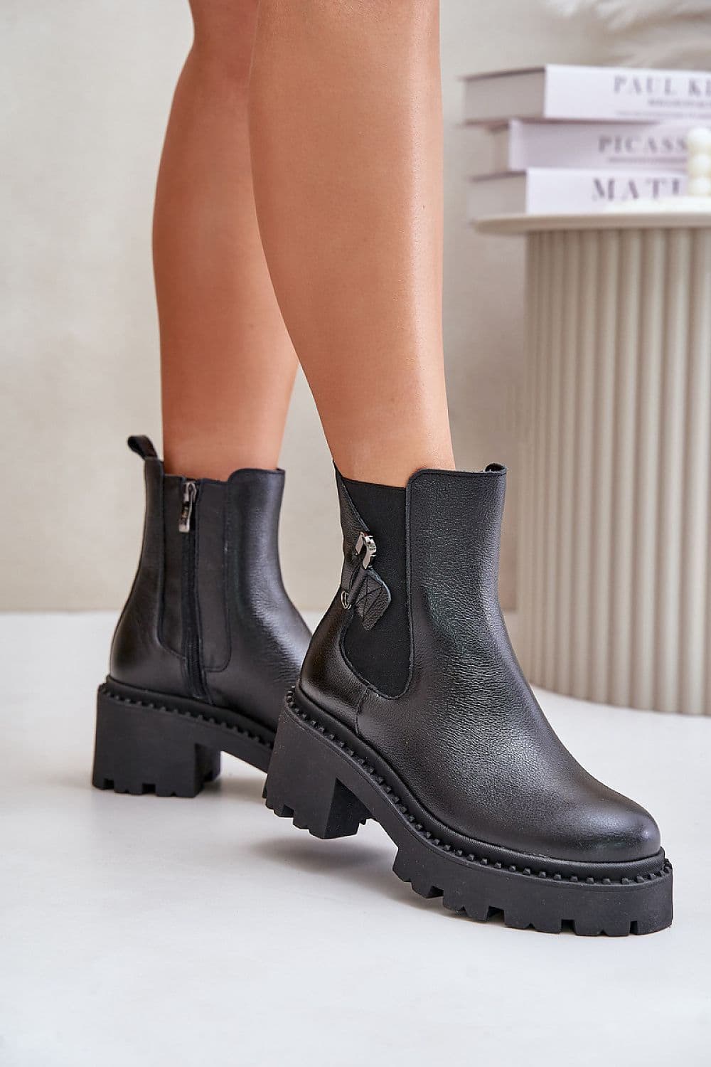 image-Heel boots Step in style