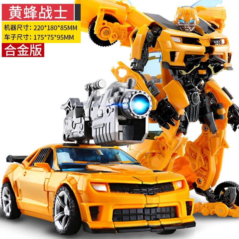 image-King Kong Robot Toy Car - Genuine Alloy Figure - Dinosaur, Wasp, Steel Cable - 25cm