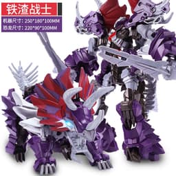image-King Kong Robot Toy Car - Genuine Alloy Figure - Dinosaur, Wasp, Steel Cable - 25cm
