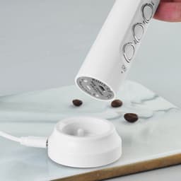 image-Rechargeable electric egg beater mixer milk coffee milk tea stirring stick automatic egg beater cream beater