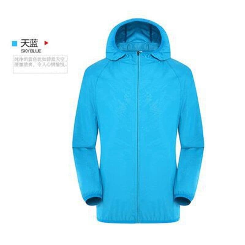 image-Outdoor Sun Protection Jacket - Hooded Lightweight Unisex