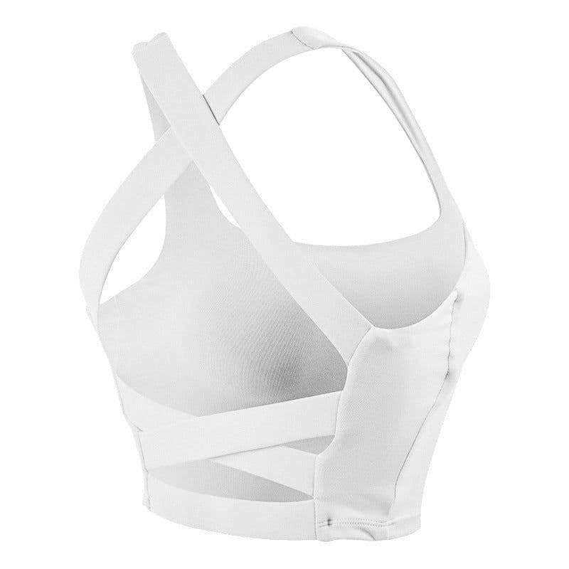 image-Women's Sports Bra - Nylon Black XL Yoga Fitness