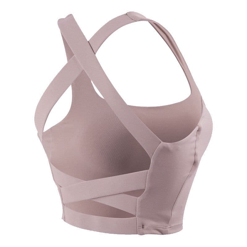 image-Women's Sports Bra - Nylon Black XL Yoga Fitness
