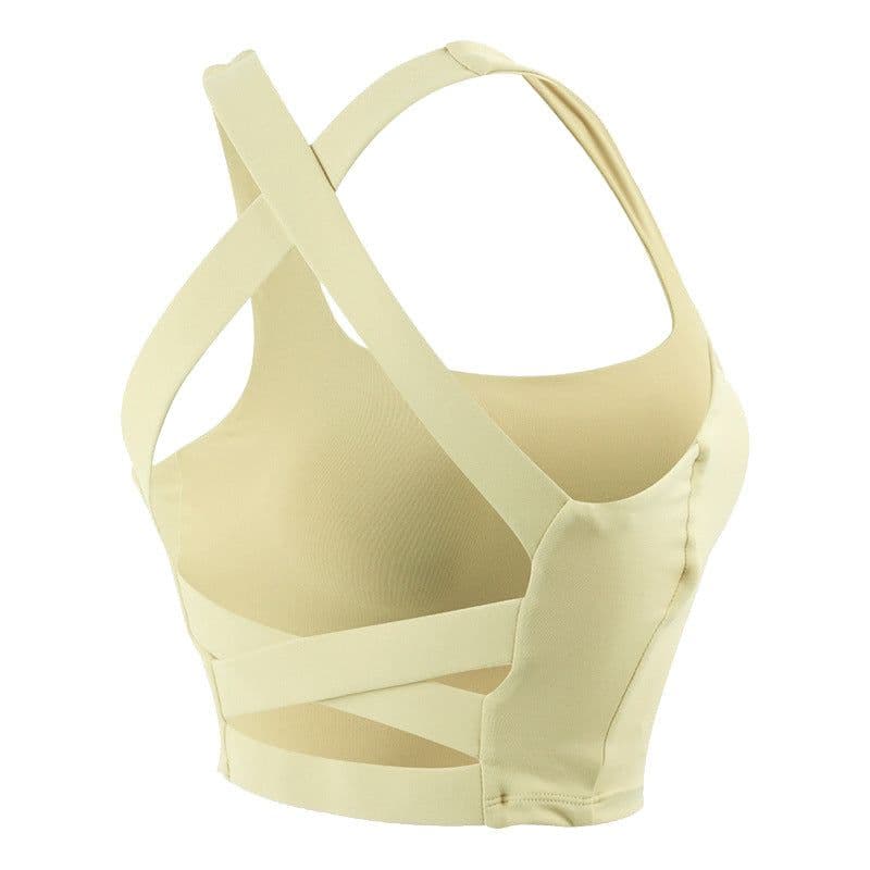 image-Women's Sports Bra - Nylon Black XL Yoga Fitness