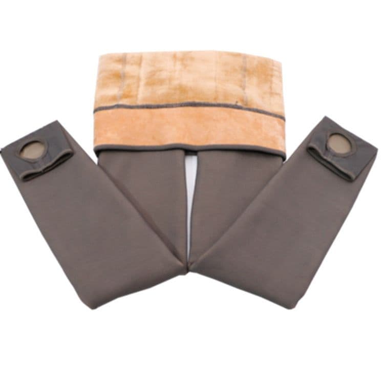 image-Stewardess Gray Plus Velvet Thickened Leggings