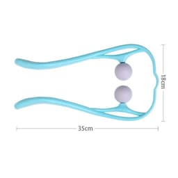 image-Plastic Pressure Point Therapy Neck Massageador Massagem Relieve Hand Roller Neck Massager For Neck Shoulder Trigger Point