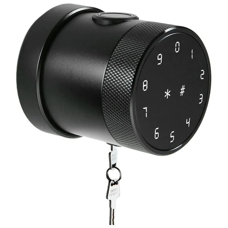 image-Lei Yu Smart Fingerprint Door Lock - Silver LVD-06