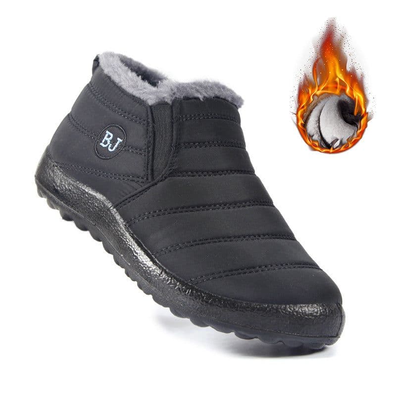 image-Women's Snow Boots Waterproof Winter Cotton Low Cut