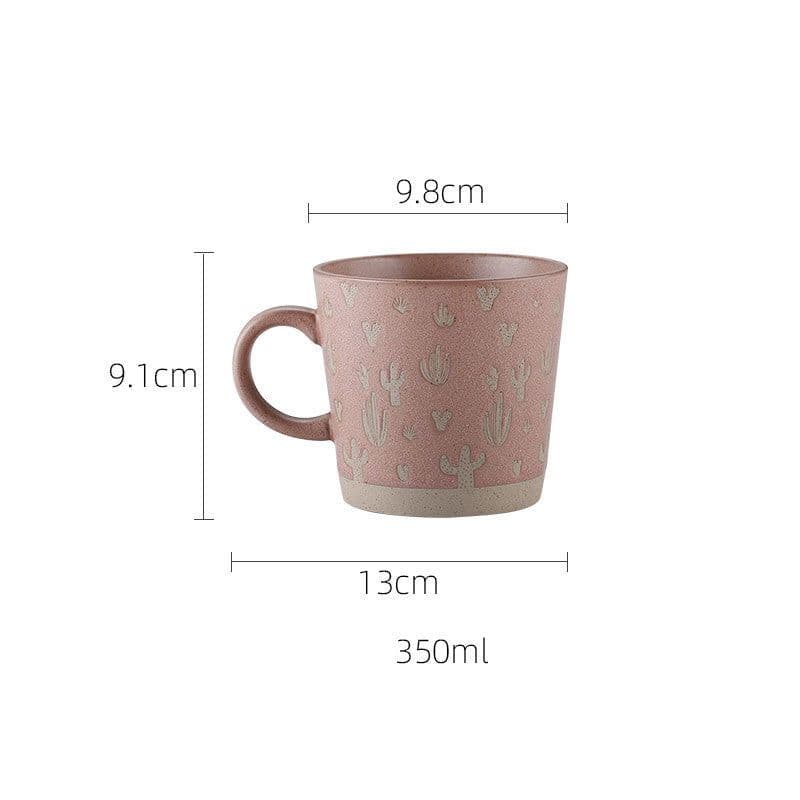 image-Stoneware Mug Coffee Cup Couple Water Cup