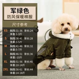 image-Trendy Teddy Korean Corgi Dog Clothes, Red, Small, Autumn/Winter