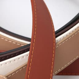 image-Trendy Red Imitation Leather Belt, Women's Corset Buckle 105cm Long
