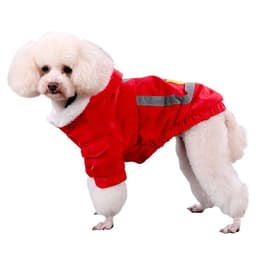 image-Trendy Teddy Korean Corgi Dog Clothes, Red, Small, Autumn/Winter