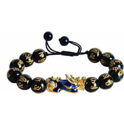 image-Cross-border Explosive Pixiu Necklace for Men and Women Imitation Obsidian Lucky Pixiu Buddha Bead Jewelry Pendant Pixiu Keychain