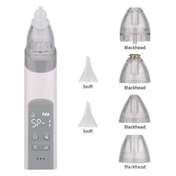 image-Rechargeable electric nasal suction device with adjustable suction power and music, baby sucking nose, cleaning nose, sucking blackheads