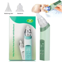 image-Rechargeable electric nasal suction device with adjustable suction power and music, baby sucking nose, cleaning nose, sucking blackheads
