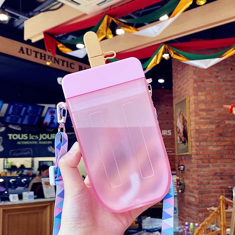 image-Popsicle-shaped plastic water cup