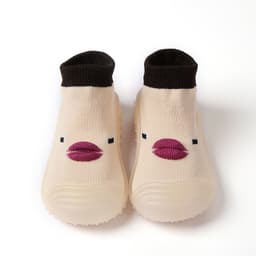 image-Spring and autumn baby toddler shoes children's silicone soft bottom step front shoes baby kindergarten indoor non-slip floor shoes