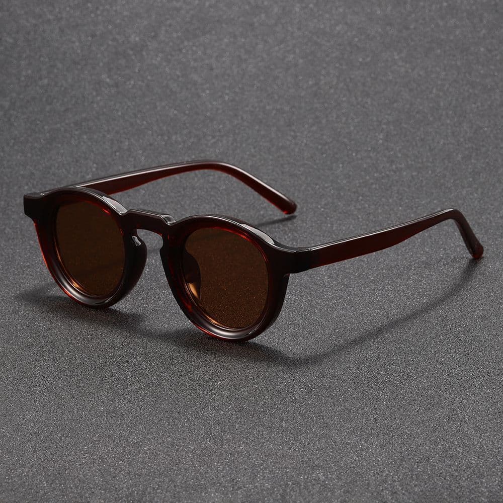 image-Retro Round Small Frame High Sense Men's And Women's Sunglasses