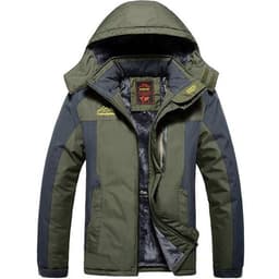 image-Men's Large Winter Outdoor Fishing Jacket, Waterproof 5000mm