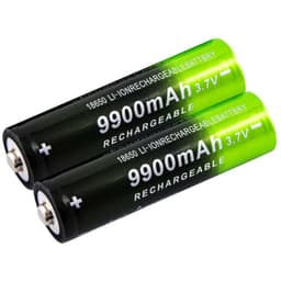 image-18650 Lithium Battery 9900mAh 3.7V for Flashlights with Fan & Charger