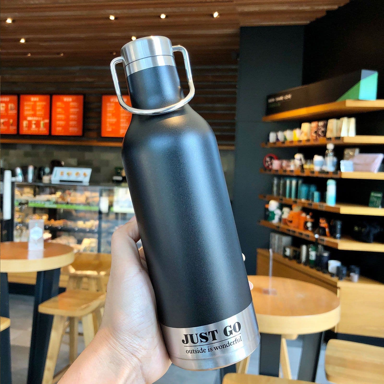 image-Simple And Portable Stainless Steel Water Cup