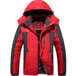 image-Men's Large Winter Outdoor Fishing Jacket, Waterproof 5000mm