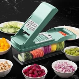 image-Mo Ran Multifunction Vegetable Cutter - White