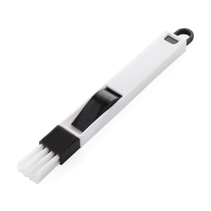 image-Blue Cleaning Brush for Windows & Keyboard Slots - Plastic Dustpan