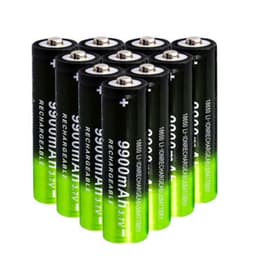 image-18650 Lithium Battery 9900mAh 3.7V for Flashlights with Fan & Charger