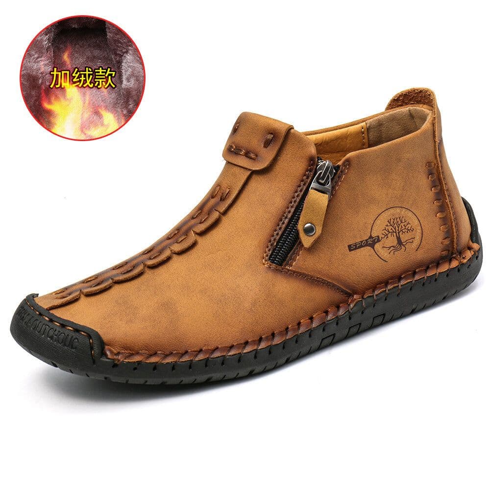 image-Xun Qi Martin Boots - Dark Green Size 48 Zipper