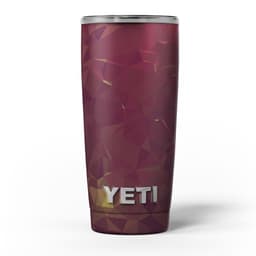 image-Red Geometric V13 - Skin Decal Vinyl Wrap Kit compatible with the Yeti