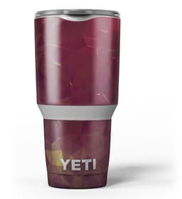 image-Red Geometric V13 - Skin Decal Vinyl Wrap Kit compatible with the Yeti