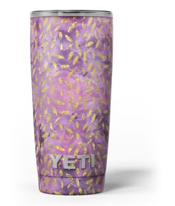 image-Daisy Pedals Over Purple Cloud Mix - Skin Decal Vinyl Wrap Kit