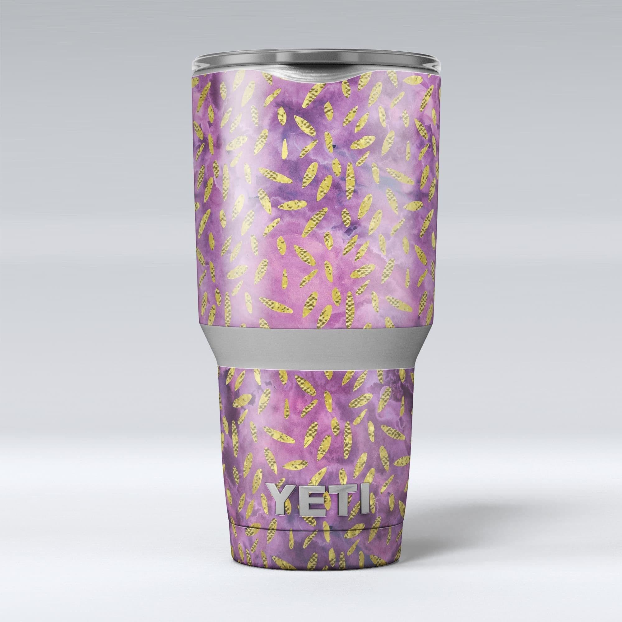 image-Daisy Pedals Over Purple Cloud Mix - Skin Decal Vinyl Wrap Kit