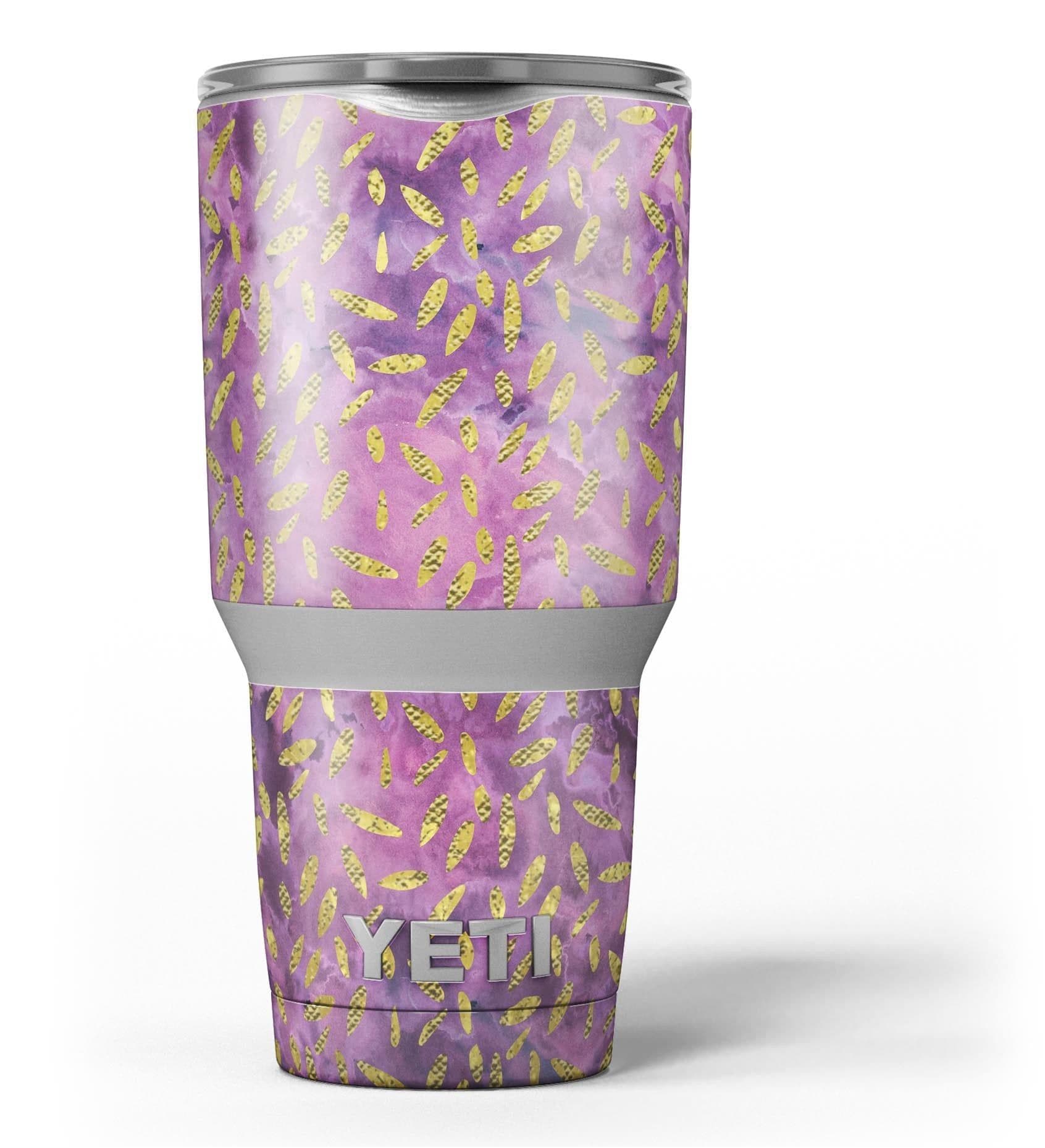 image-Daisy Pedals Over Purple Cloud Mix - Skin Decal Vinyl Wrap Kit